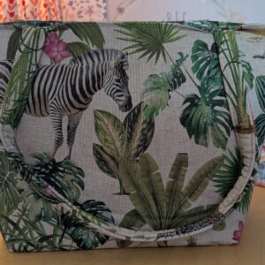 Large Shopper Bags (Zebra Design)