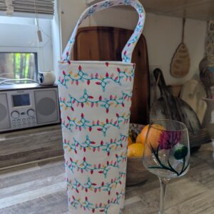 Christmas Wine Bottle Bags (Light Color)